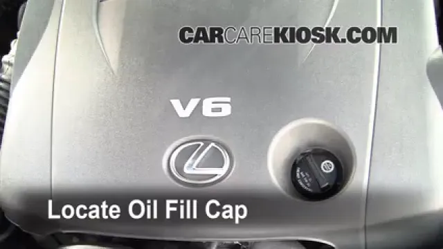 2008 Lexus IS250 2.5L V6 Aceite Agregar aceite